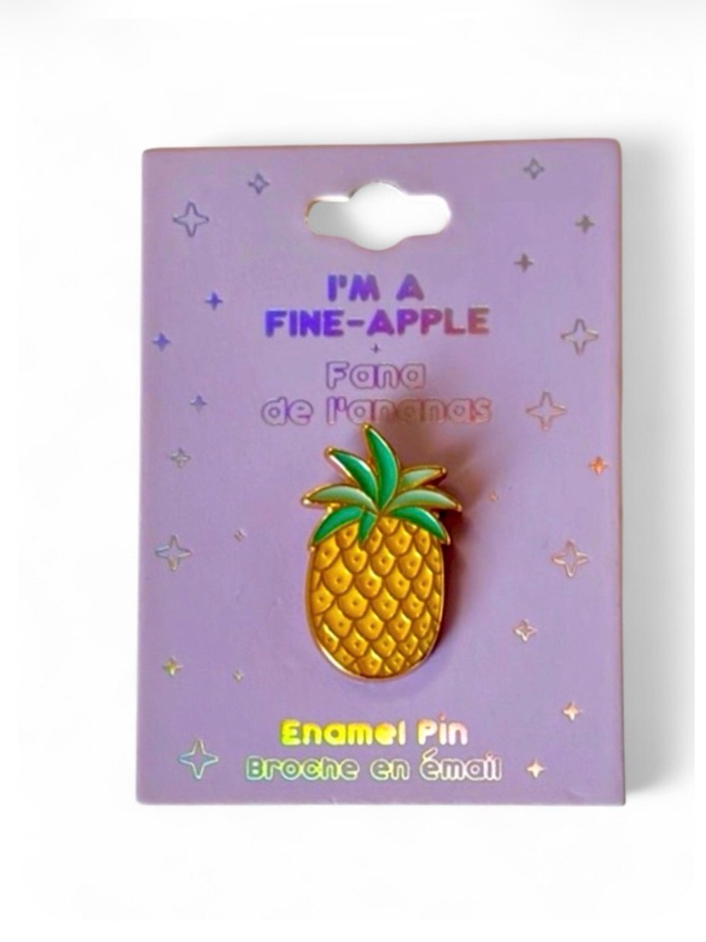 Enamel Pineapple Pin NEW